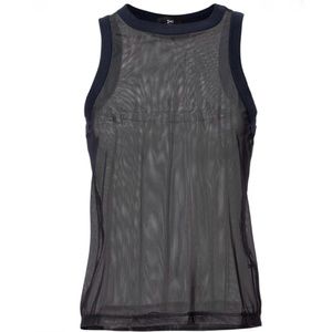 NWT 3x1 Sheer Muscle Tank Top Size Small